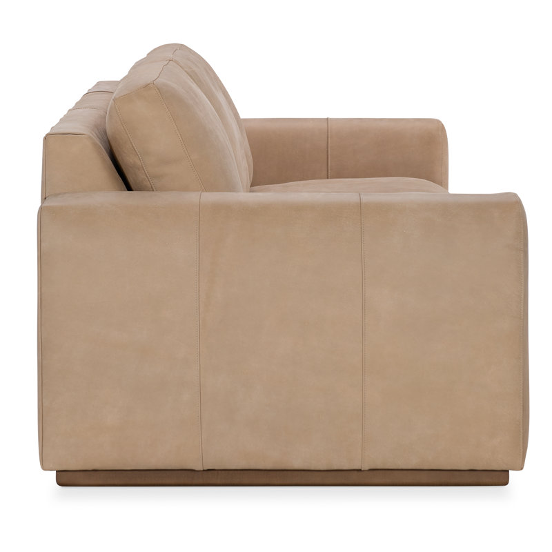 Canapé 8 pi Margaritaville Woody Creek, Cuir beige