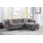 Waldina  Fabric Reversible Sectional Sofa
