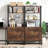2 Drawers Tall File Cabinet with Shleves-32048387