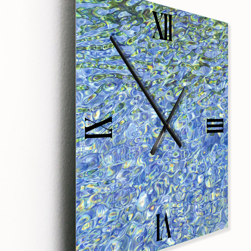 Horloge murale en métal Sunny Water, Grand