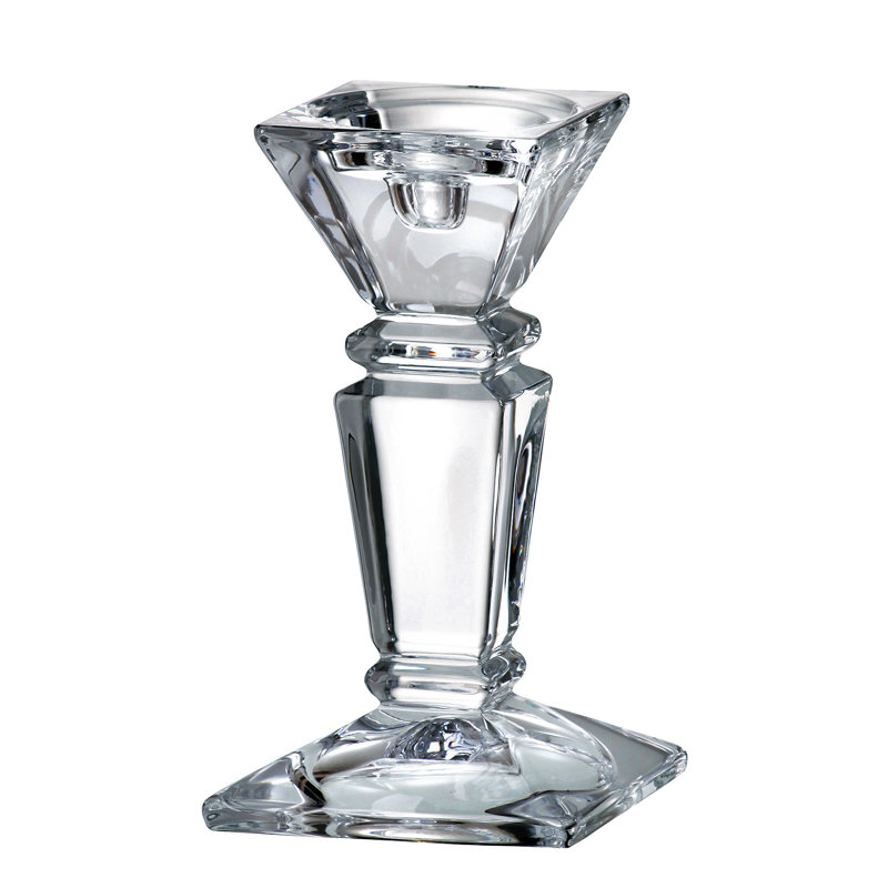 Candlestick, 8.25" H x 4.5" W x 4.5" D