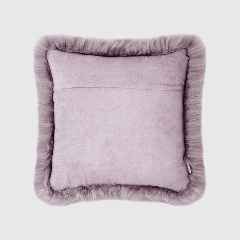 Housse et insert de coussin carré Fieldman, Mauve clair