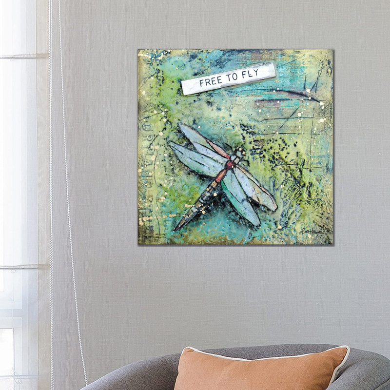 Free To Fly by Britt Hallowell - Wrapped Canvas Gallery-Wrapped Canvas Giclée, 66.04 cm H x 66.04 cm W x 1.91 cm D