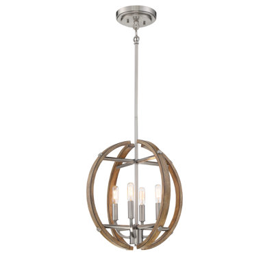 Vanessa 4 - Light Dimmable Globe Chandelier