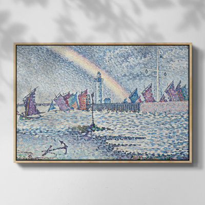 Les gazomètres de Clichy (Les Gazomètres), 1886 - Paul Signac, toile tendue avec châssis