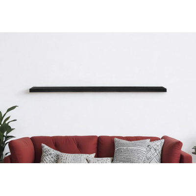 Tablette flottante murale en bois