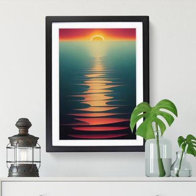 Crystal Sunset - Picture Frame Print