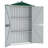 vidaXL Garden Shed Green 45.7"x17.7"x68.9" Galvanized Steel-110584085