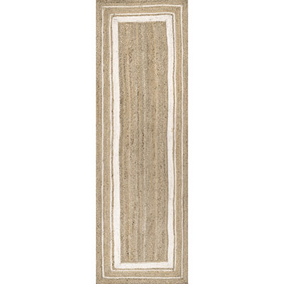Ankita Bordered Jute Area Rug
