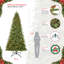 Lighted Artificial Fir Christmas Tree-731266796