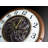 QXM380BRH Melodies In Motion Clock, Metallic Brown