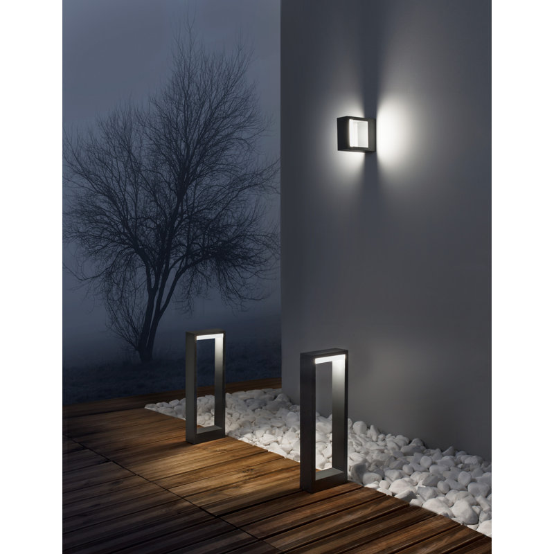 Dark Grey Integrated LED Aluminium Pathway Light