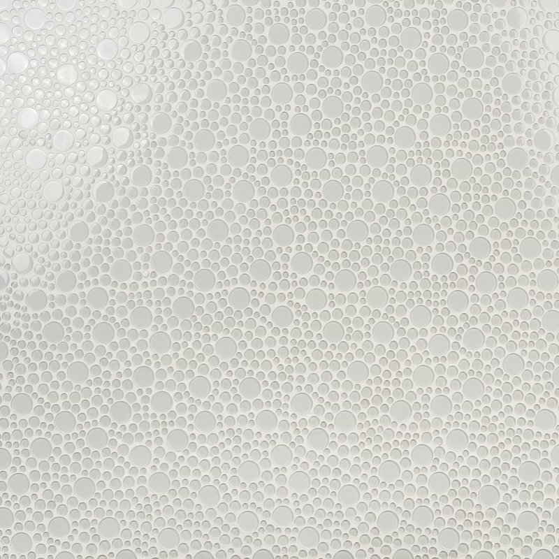 Loft Spa 12x12 Circles Polished Glass Mosaic Tile