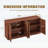 Modern Wavy Sideboard Cabinet with Curved Contour-817058007