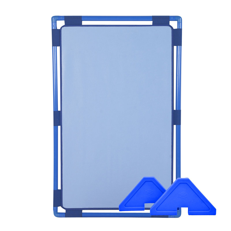 Panneau de jeu rectangulaire - avec pieds, Bleu clair