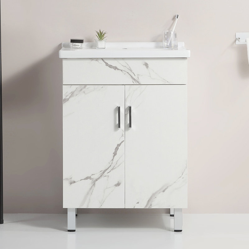 00''Bathroom Vanity,White  (Without Ceramic Basin)