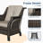 All-Weather PE Wicker Patio Armchair with Cushions&Fade Resistant (Set of 2)-1408866616