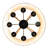 Abishanth 8 - Light Dimmable Drum Chandelier