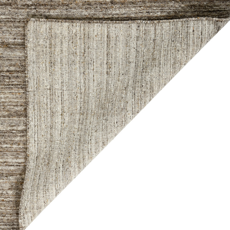 Heaven Transitional Striped Hand-Woven Beige Area Rug, 2' X 3', Rectangle 5' x 8', Brown