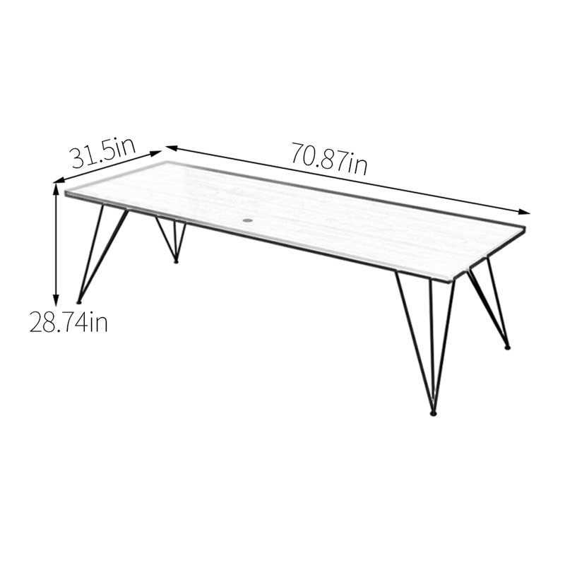 Bledsoe, 28.74" H x 70.87" W x 31.5" D