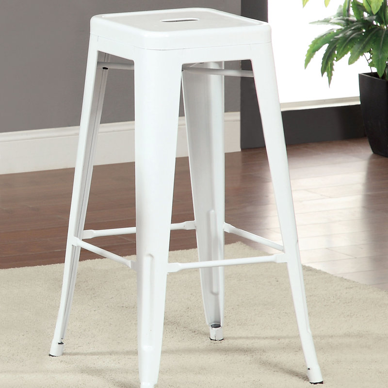 Stilletta 30" Bar Stool, White
