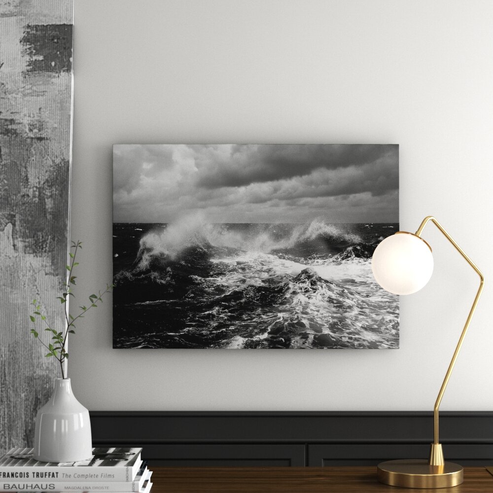 Leinwandbild „Meer - Welle - Sturm II“, Fotodruck