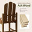 Chaise de salle à manger rustique en bois, siège d'appoint rembourré à motif de vache, entièrement assemblé