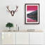The Pink Forest Angles in Abstract - Picture Frame Graphic Art Print-55763411-55763410