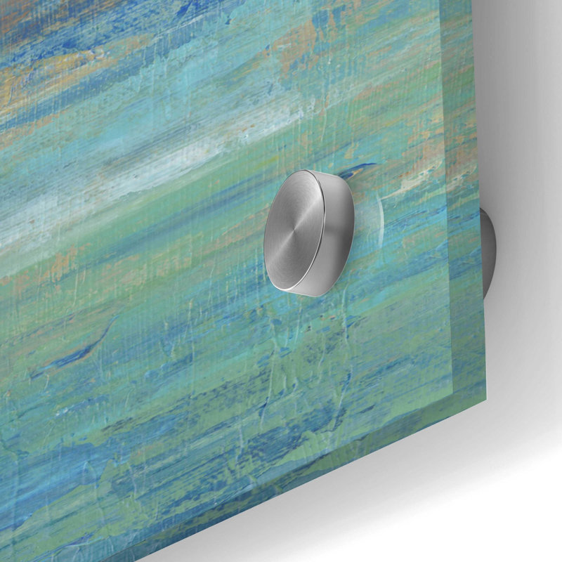 «Riptide I» par Tim O'Toole, art mural en verre acrylique, H 48 po x l 24 po