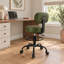 Chaise de dessin ergonomique avec dossier, tabouret de bureau pivotant à roulettes avec repose-pieds réglable - Vert/1 pièce-273369683-274005017