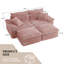 Méridienne à compression 81 po avec 2 coussins 81 po Corduroy-2032373991