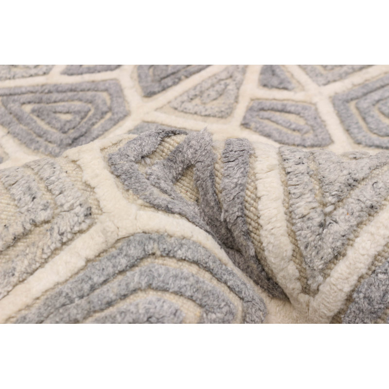 Tapis gris Tangier 5 pi 2 po x 8 pi 0 po