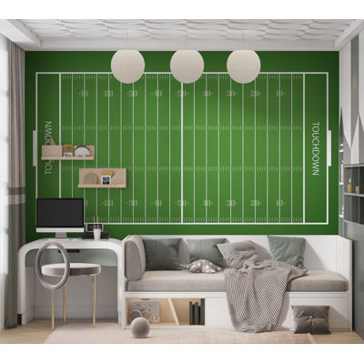 Murale pelez et collez de qualité supérieure - Terrain de football