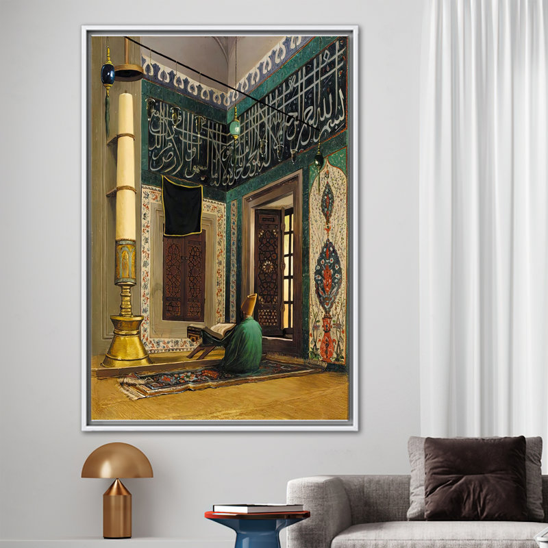 Print on Canvas, 20 cm H x 30 cm W, White Floater Framed