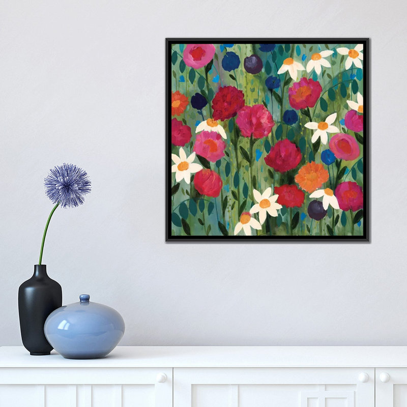 «Meant to Be», impression sur toile, H 18 po x l 18 po x P 1,5 po, Toile avec cadre noir, Pas de tapis