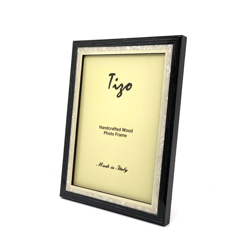 Wood Picture Frame, Black, 4" x 6"