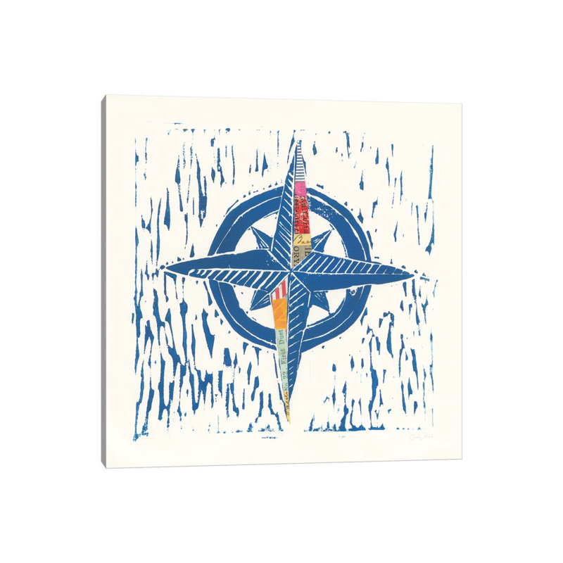 Nautical Collage I 1 Piece Wrapped Canvas Painting, 66.04 cm H x 66.04 cm W x 3.175 cm D
