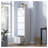 5-Drawer Vertical Metal File Cabinet with Lock, White Office Storage Tower