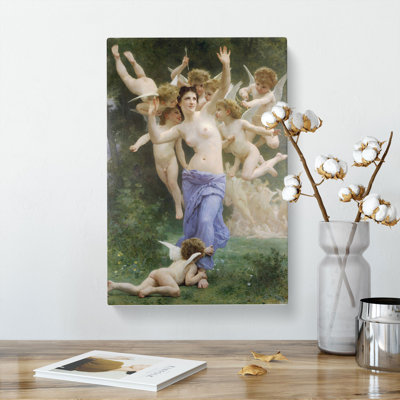 The Invitation by William Adolphe Bouguereau - Wrapped Canvas