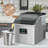 48 Lbs Stainless Self-Clean Ice Maker With LCD Display