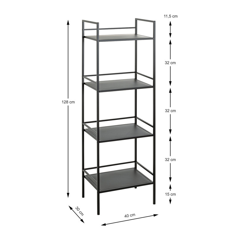 Crose 40cm W Metal Shelf Unit