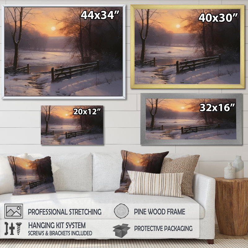 «Nature's Retreat II», reproduction sur toile, H 16 po x l 32 po x P 1 po, Toile tendue