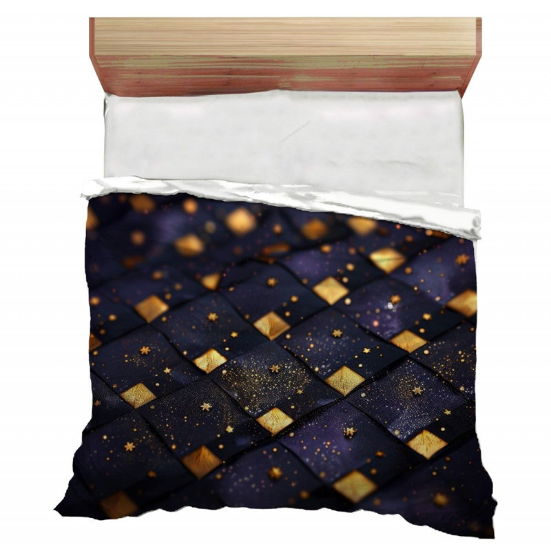 Geometric Art Visual Geometric Comforter, Twin Comforter