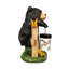 Statue de jardin ours avec lanterne solaire-1273563539