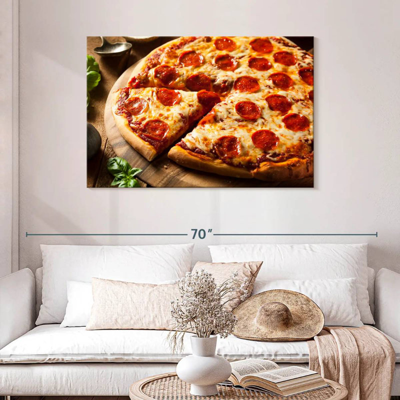 Yarlin Fresh Pepperoni Pizza, 30" H x 45" W