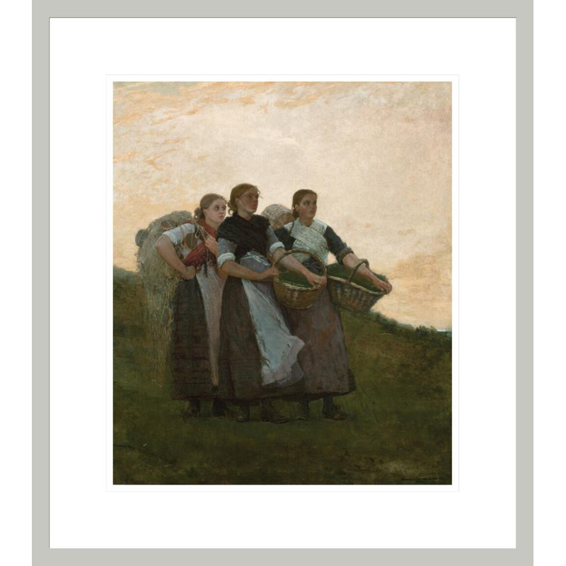 Hark! «The Lark» par Winslow Homer, impression giclée sur cadre, H 20,02 po x l 17,75 po