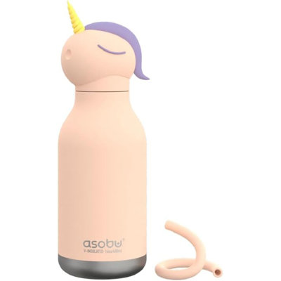 Asobu 475ml Double Wall Insulated Stainless Steel Water Bottle