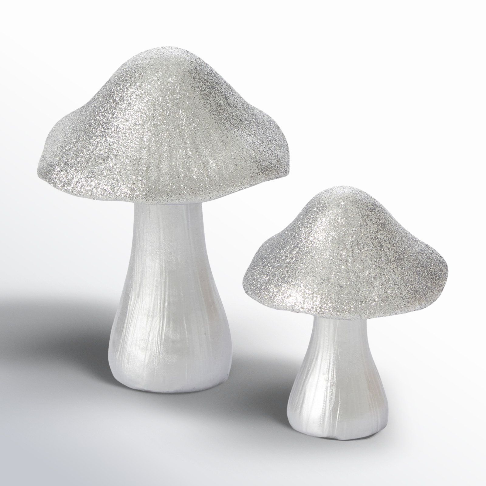 Palila Mushroom Figurine, 3.5" H x 3" W x 3" D
