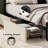 Upholstered Platform Bed with 2 Storage Drawers, Modern Bed Frame with Charging Station, Storage Bed with Velvet Tufted Headboard, No Spring Boxing Needed-1819748593