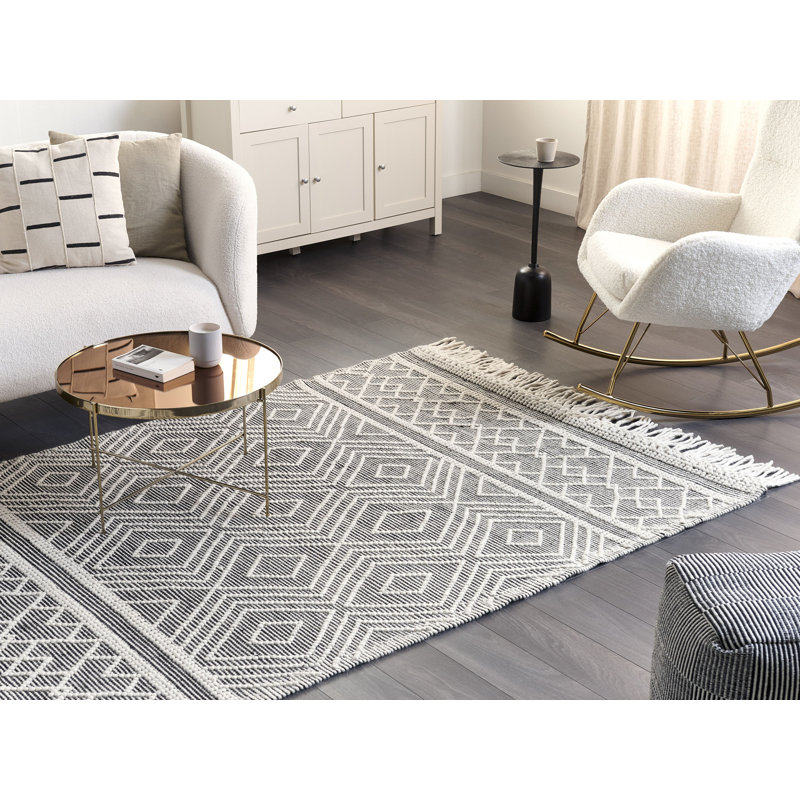 Overlea Geometric Hand Woven 160cm X 230cm Area Rug